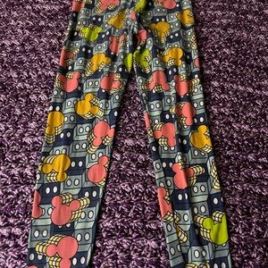 Kids Mickey Mouse LuLaRoe Leggings - Multicolor